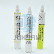 Aluminum Soft Tube with long nozzle for eye care cream