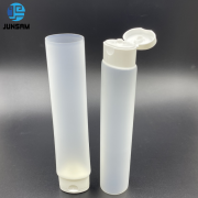 HDPE-plastic tube-all-semitransparent-white cap-50ml (2)