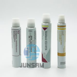 aluminum empty tube packaging for pharmaceutical ointment