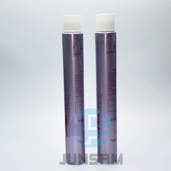 Aluminum collapsible tube for hair colorant 60g